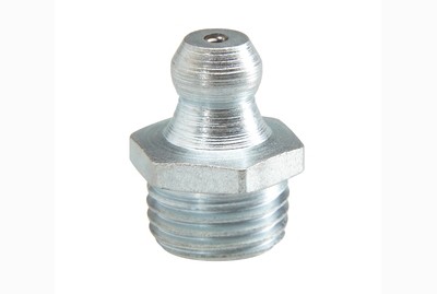 Straight Hydraulic Grease Nipples - Steel Zinc Plated-0