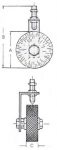 1/8"BSP Rotary Brush - Steel & Nylon-189